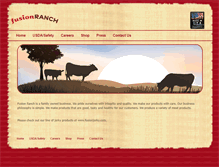 Tablet Screenshot of fusionranch.com